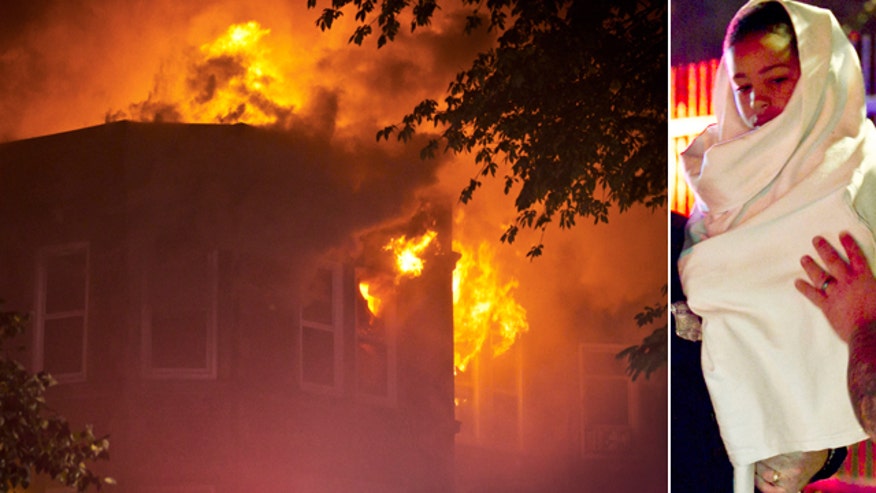 Boy Saved From Boston Fire